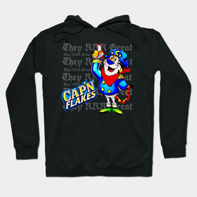 Cap'n Flakes Hoodie by Retrostuff